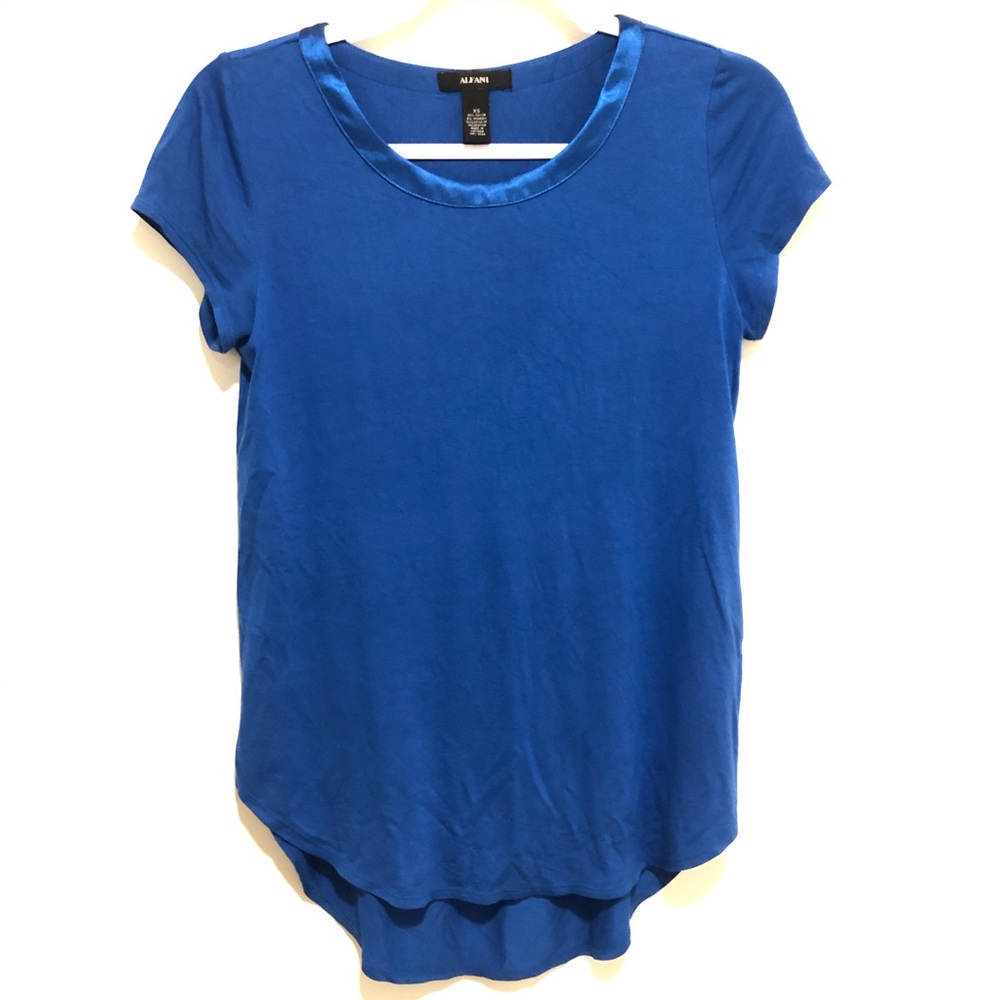 Alfani Satin-trim Top